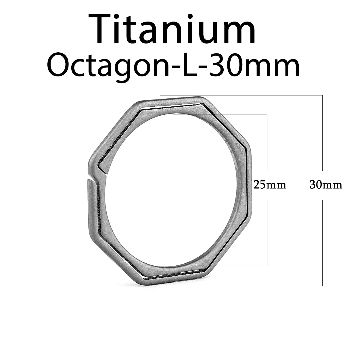 Real Titanium Keyring Super Lightweight Keychain Hanging Buckle for Car Key Ring Holder Quickdraw Tool Creative Accessories