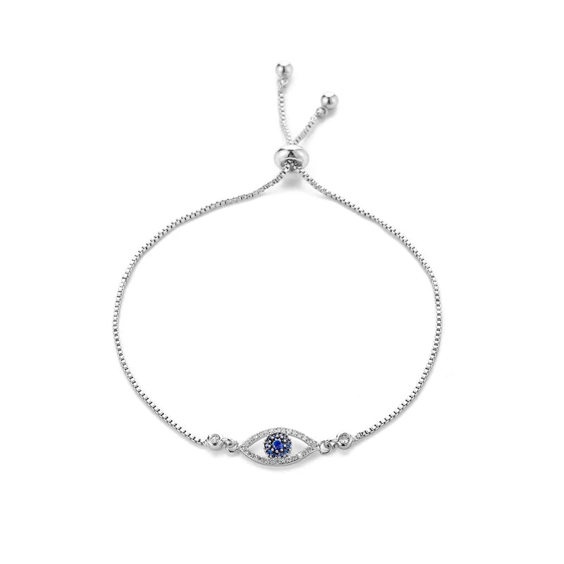 SIPENGJEL Fashion Blue Crystal Turkey Evil Eye Dangle Earrings for Women Gold Plated Cute Unique Earrings Trendy Jewelry 2023