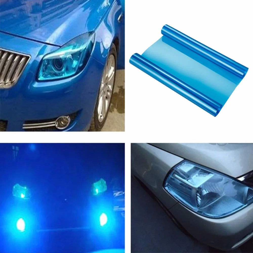 30cm X 100cm Auto Car Tint Headlight Taillight Fog Light Vinyl Smoke Film Sheet Sticker Cover Automobiles Decal Car Styling