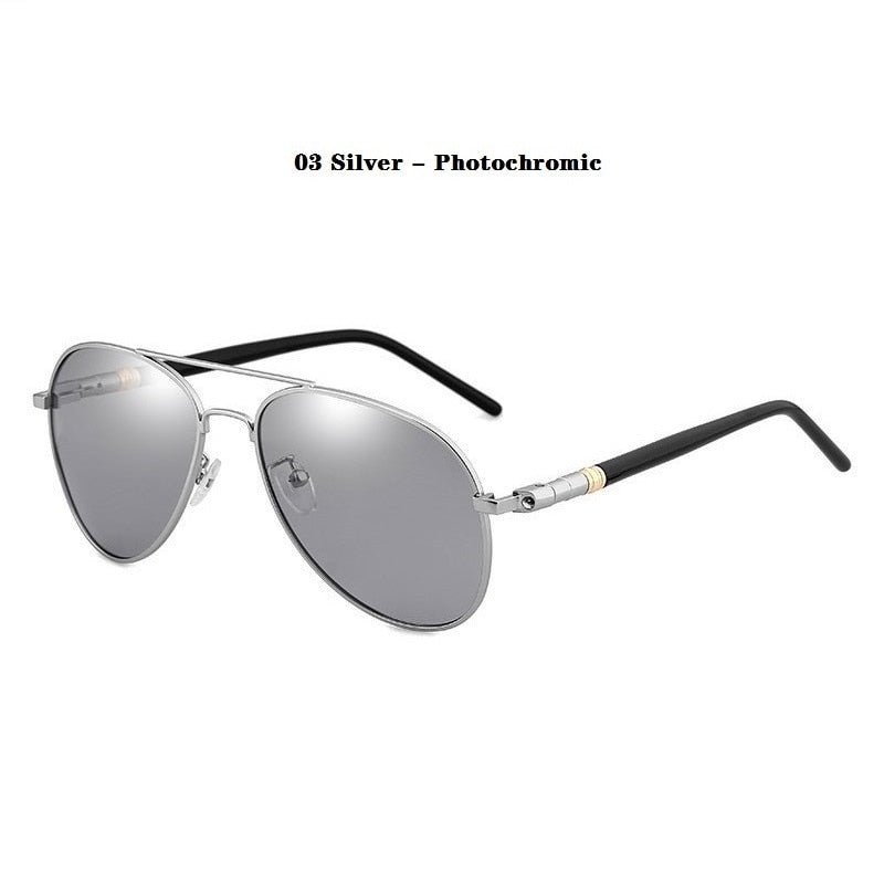 Photochromic Sunglasses Men Women Polarized Chameleon Glasses Men's Change Color Sun Glasses for Man Day Night Vision Eyewear