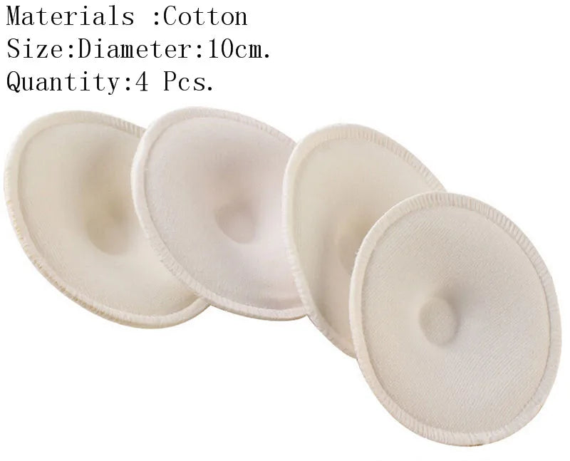 4/6/10/12pcs Washable Breathable Absorbency Breast Pads Anti-Overflow Maternity Nursing Pad Baby Feeding Breastfeeding Mom