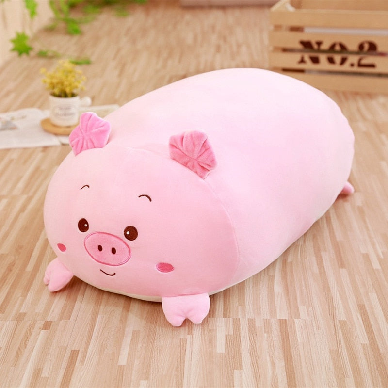 9 Styles Animal Sweet Dinosaur Pig Cat Bear Plush Toy Soft Cartoon Panda Hamster Elephant Deer Stuffed Doll Baby Pillow