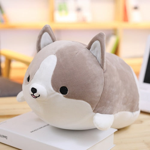 30/45/60cm Cute Corgi Dog Plush Toy Stuffed Soft Animal Cartoon Pillow Lovely Christmas for Kids Kawaii Valentine Present