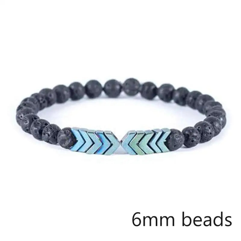 Men Bracelet Natural Moonstone Bead Tibetan Buddha Bracelet Chakra Lava Stone Diffuser Bracelets Men Jewelry
