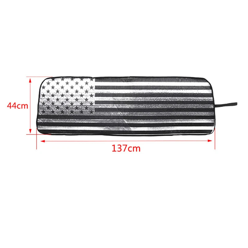 SHINEKA Car Front Windshield Sunshade Cover for Jeep Wrangler JL Gladiator JT 2018 -2023 2/4 Doors Car Interior Accessories