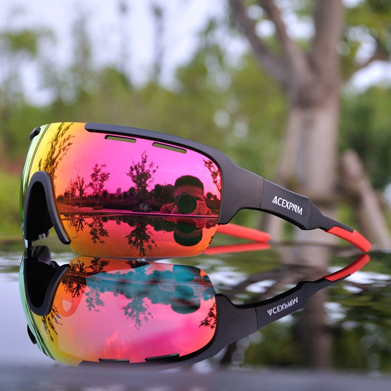 Brand New 2019 Polarized Cycling Glasses Outdoor Sports Cycling Goggles Mountain Bike Cycling Eyewear Sunglasses 4 Lens