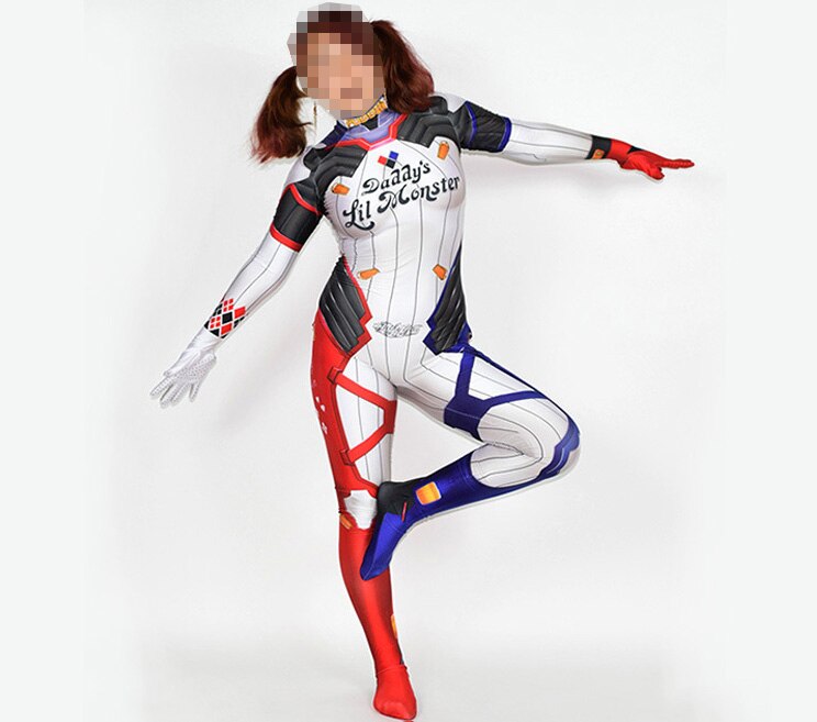 Newest D.va Cosplay Costume DVA Superhero Costumes Halloween Party Zentai Bodysuit Adults Kids Catsuit