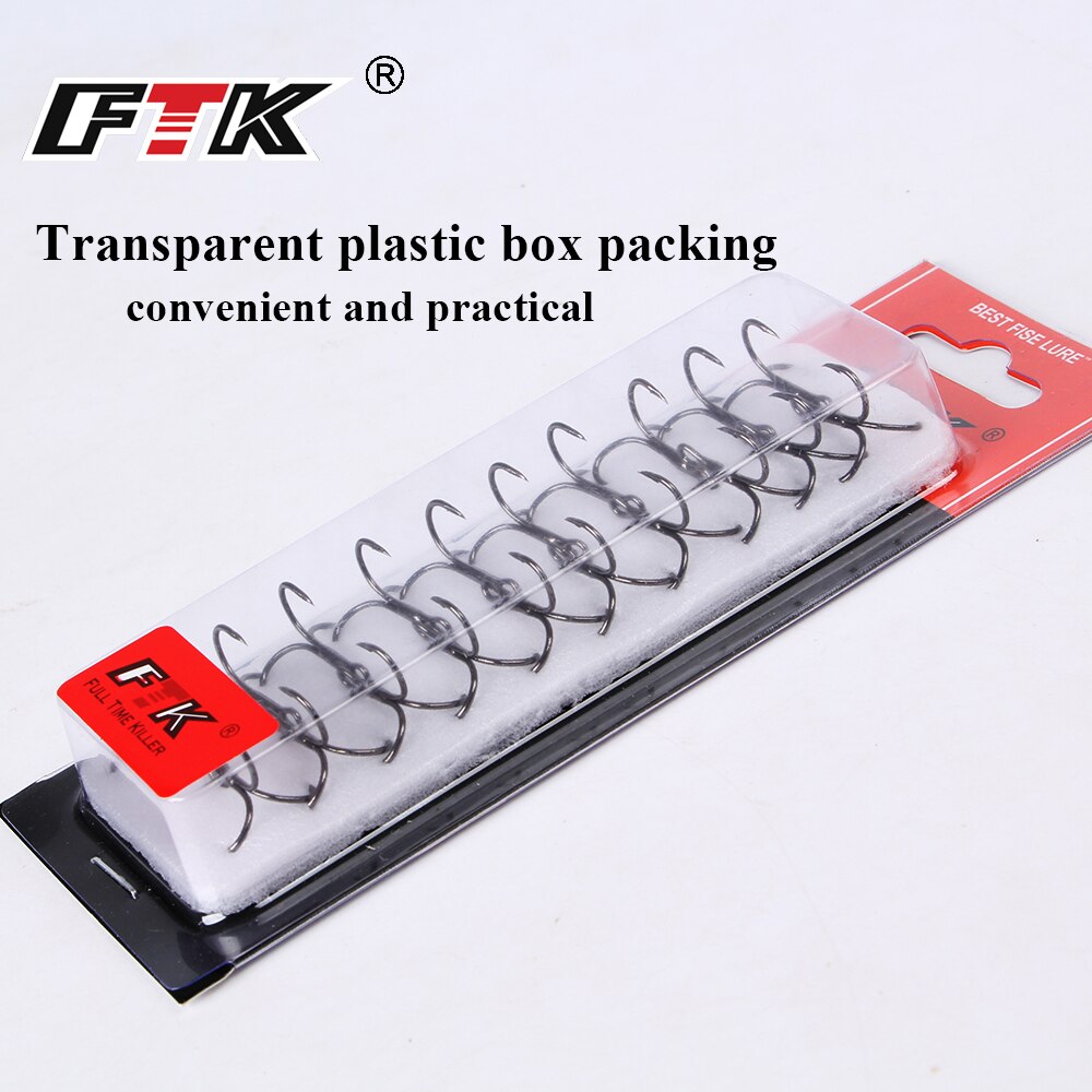 FTK Fishing Hook Baitholder Wobblers Gig Fly Tying Treble Hook Bass Lure Holder Set Saltwater Needle Minnow 15pcs/20pcs