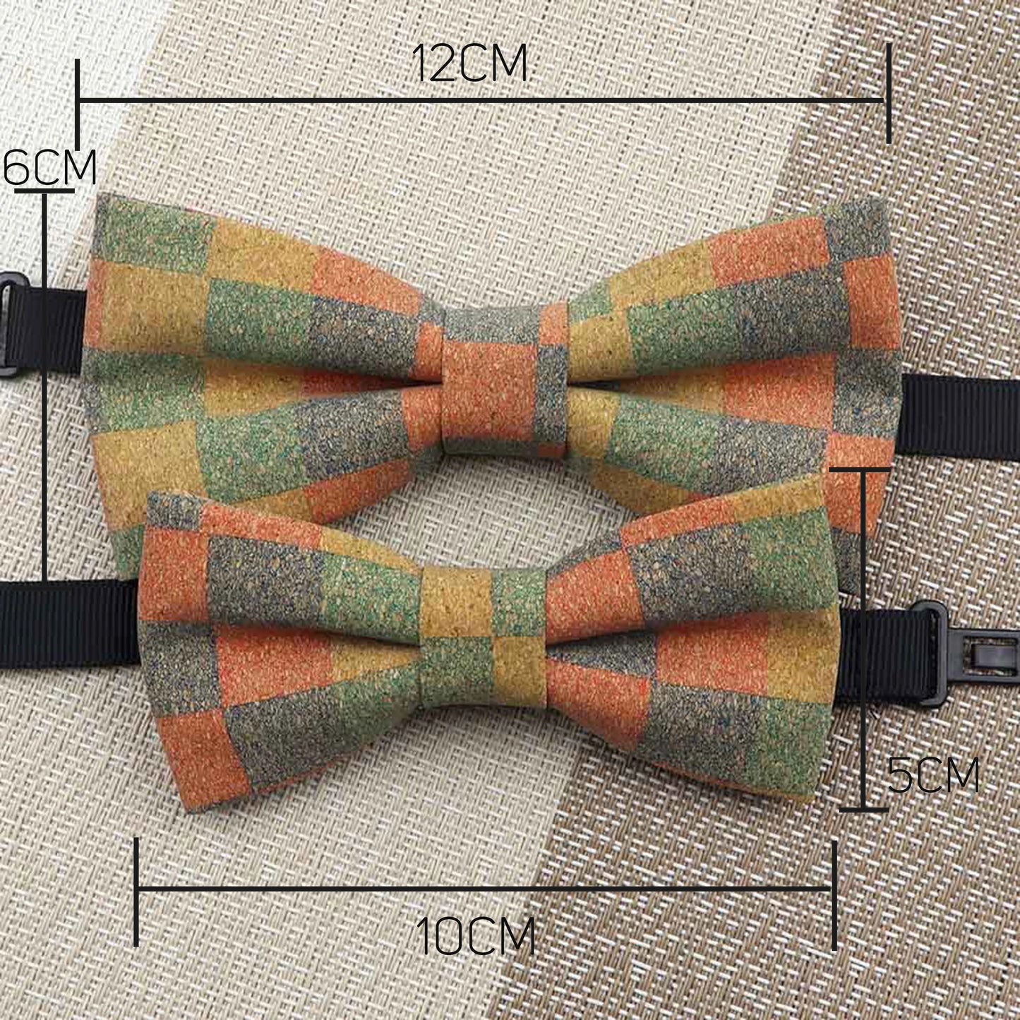 Fashion New Cork Wood Kids Bow Ties Novelty Handmade Fancy Bowtie Adjustable Butterfly Party School Children Accessories