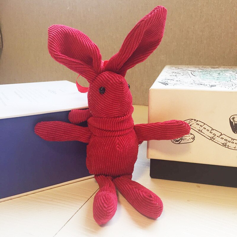 NEW Rabbit Plush , Animal Stuffed Dress Rabbit Key Chain TOY, Kid's Party Plush TOY , Bouquet Plush Dolls