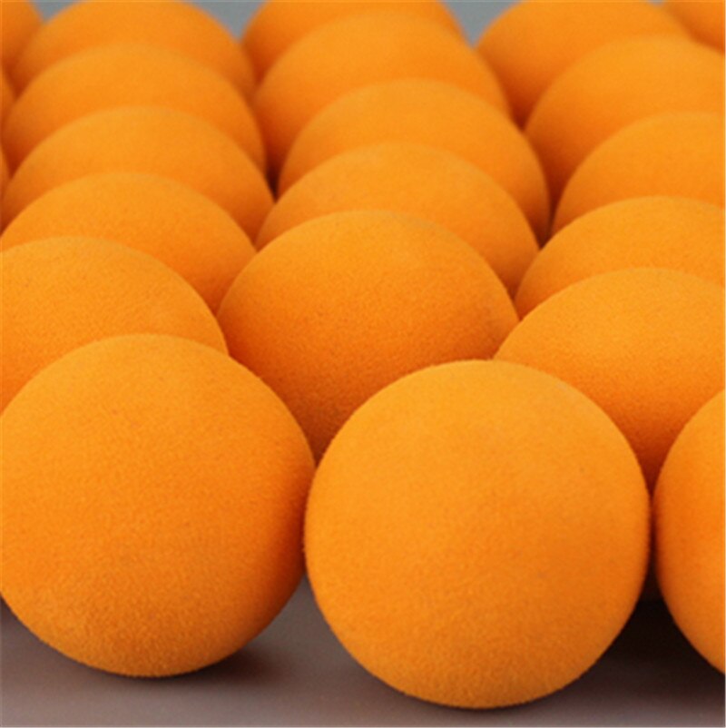 30pcs 42mm EVA Foam Golf Soft Sponge Monochrome Balls for Outdoor Golf Practice Balls for Golf/Tennis Training Solid 9 Colors