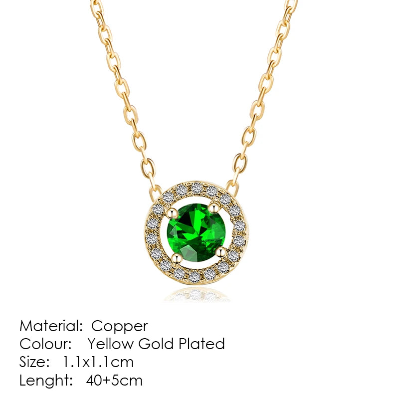 ZHOUYANG Pendant Necklaces Jewelry for Women Rose Gold Color Chain Jewellery Heart Necklace Cubic Zirconia N388