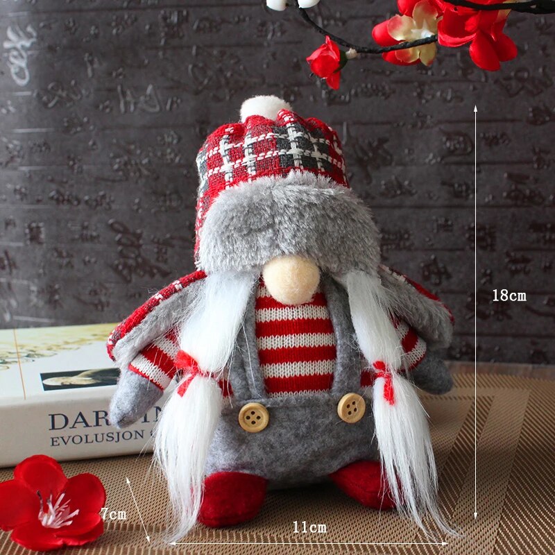 Christmas Gnomes Elf Doll Christmas Home Decoration Christmas Tree Decoration Natal Navidad Plush Toys Happy New Year 2023
