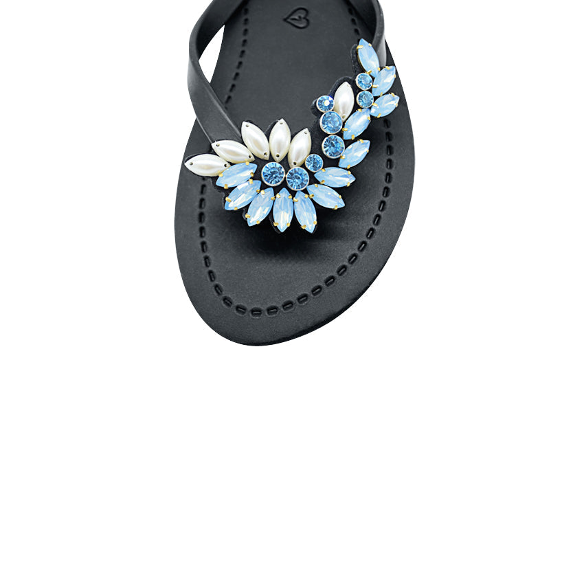 Manhattan Pearl- Flat Flip Flops Sandal