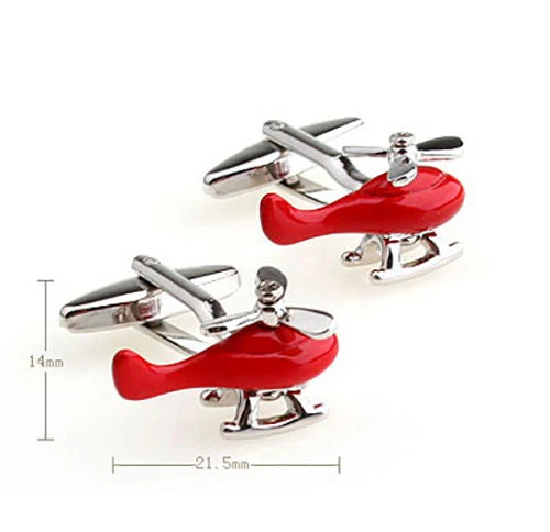 28 Styles Option New Arrival Men's Fashion Cufflinks Red Color Novelty Fire Engine Design Cuff Links retail