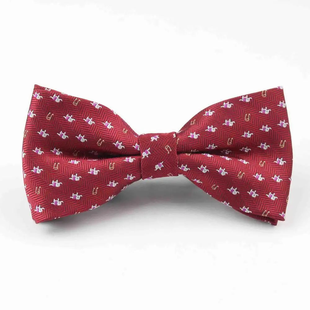 Plaid Children Bowtie Polester Bowties Baby Kid Kids Classical Pet Striped Butterfly Bow Tie Elk Bike Umbrella Dog Car
