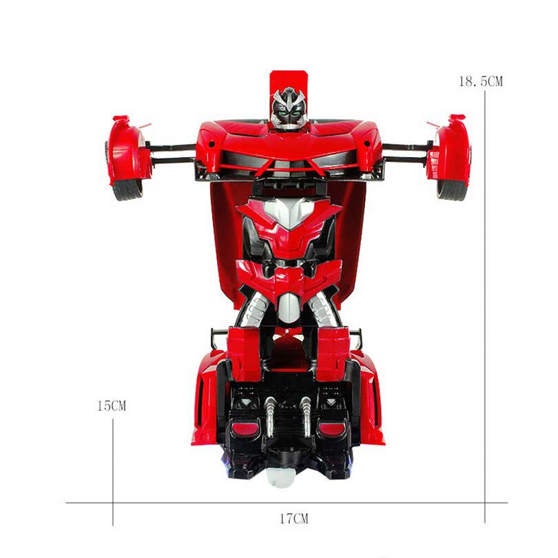 2In1 RC Car Sports Car Transformation Robots Models Remote Control Deformation Car RC Fighting Toy KidsChildren's Birthday