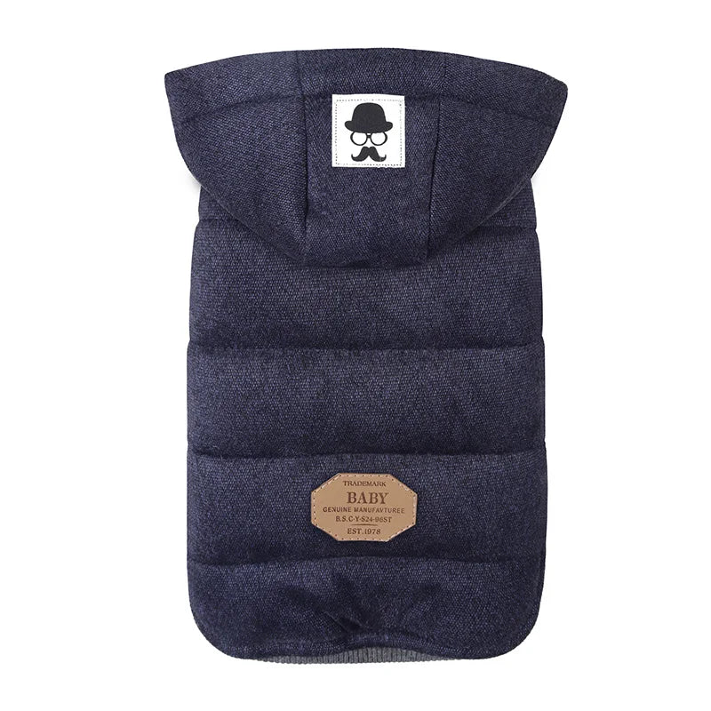 Winter Warm Pet Dog Clothes Hooded Thick Warm Clothes Cotton Cat Puppy Dogs Coat Jackets Chihuahua Yorkie Clothing S-Xxl