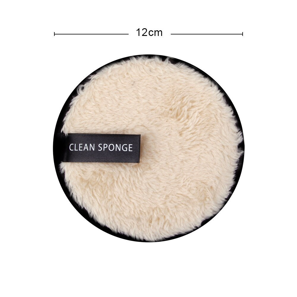 Makeup Remover Puff Reusable Make-Up Pads Washable Cleansing Cotton Microfiber Cloth Pad Skin Care Nail Art Cleaning Wipe Tools