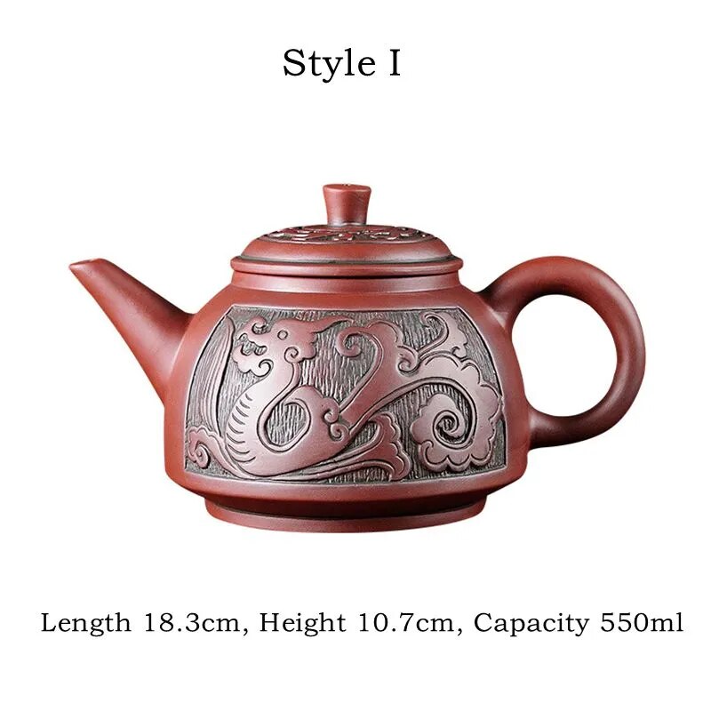 Yixing Raw Ore Household Teapot Handmade Large Capacity Tea Making Device Cerami