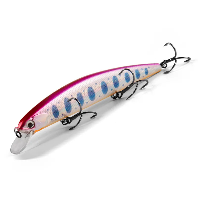 BEARKING for Artificial Fishing Lures Minnow Quality Wobblers Baits 13cm 21g Suspending Hot Model Crankbaits Popper