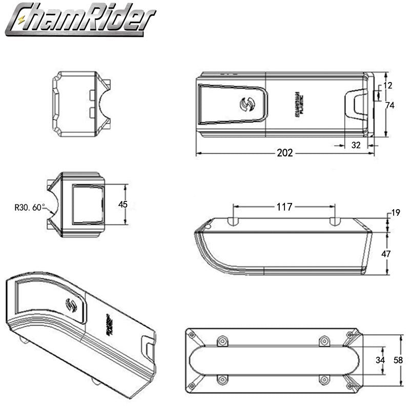 Controller Box Controller Case Contrller Holder Plastic Box for Ebike Conversion Kit & Ebike