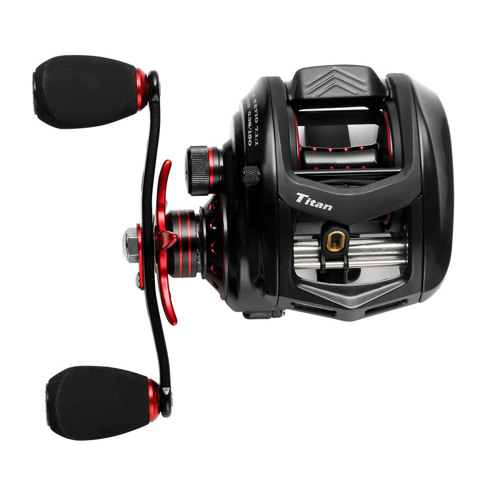 JOHNCOO Fishing Reel MT200 Bait Casting Reel Big Game 13kg Max Drag Jigging Fishing Reel 11+1 BB 7.1:1 Baitcasting Reel