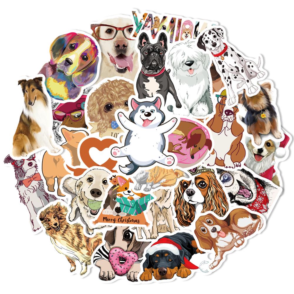 Anime Stickers for Unicorn Cartoon Animals Dogs Cats Graffiti Sticker on Skateboard Laptop Bike Car Guitar Phone Decals Pack