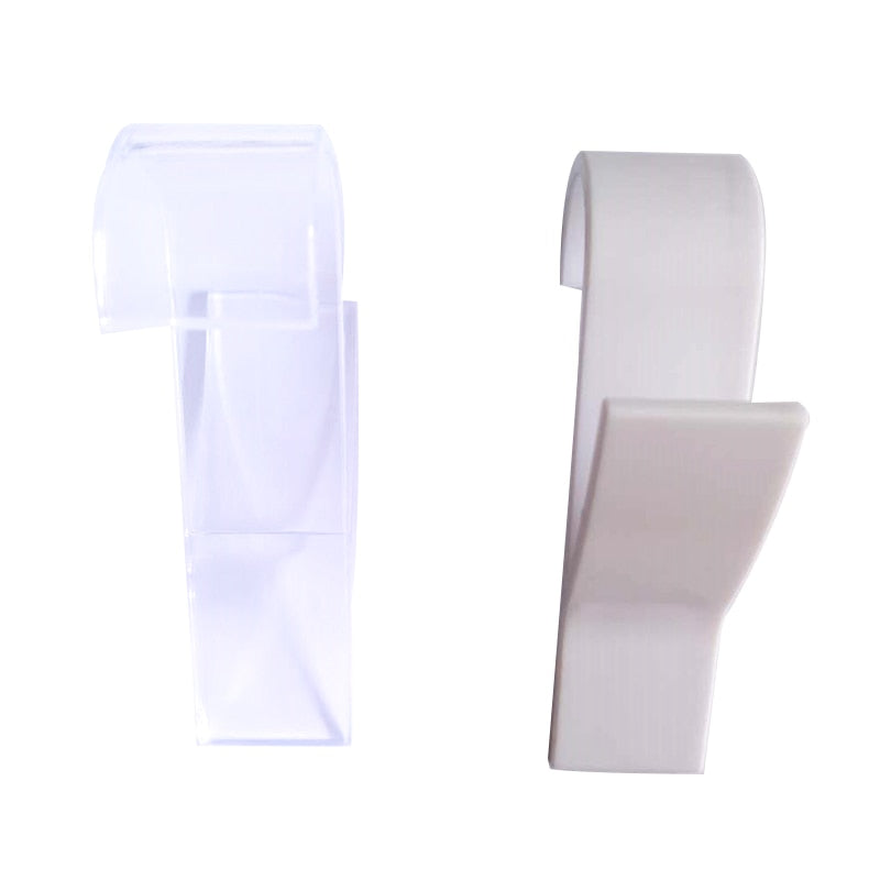 Kitchen Bathroom Hanger Clips Storage Racks White Clear Hanger Heated Towel Radi