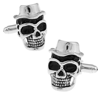Skull Cufflinks 28 Vintage Skeleton Designs Men's Designer Cuff Links