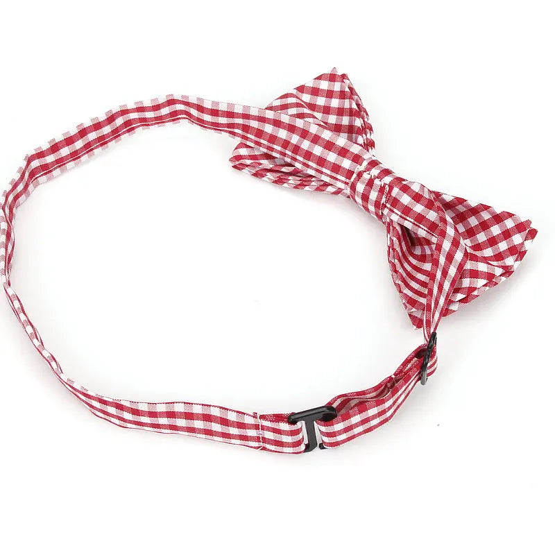 36Colors Brand Plaid Kid Bowtie Cotton Children Bowties Baby Kid Classical Pet Dog Cat Striped Butterfly Child Bow Tie