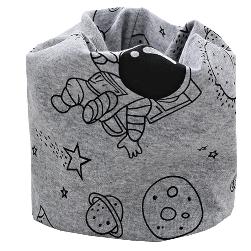 New Autumn Winter Girls Cotton Scarf Kids Scarf Bibs LIC Boys Girls Scarves Lovely Kids Collar Children Bufandas O Ring Scarf