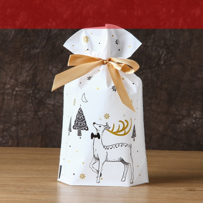 Christmas Presents Christmas Bags Lot Santa Claus Bag Candy Bag Christmas Decorations 2019 New Year Presents