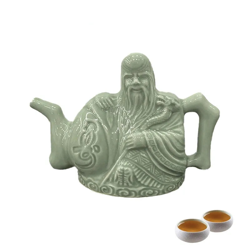 Trick Teapot Ceramics Coffee Tea Drinking Container Assassin Teapot Handmade Win