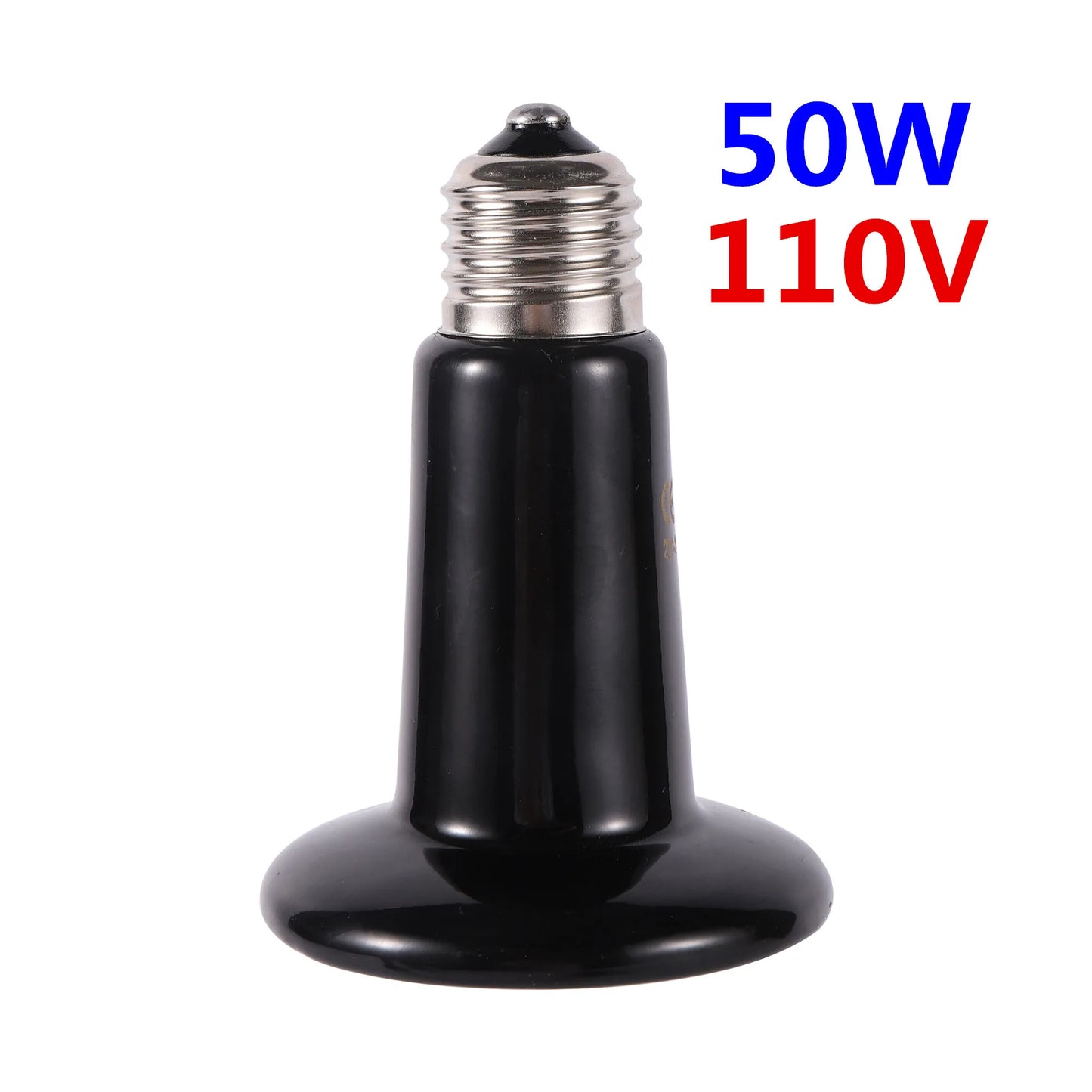 Pet Reptile Far Infrared Ceramic Heating Lamp 110v/220v Heat Emitter Light Bulb 25W 50W 75W 100W 150W 200W Animal Hatch Heating