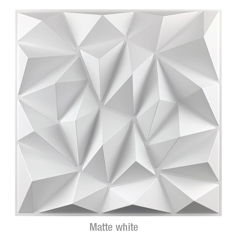 9.8ft/3m 12pcs 50x50cm 3D Wall Sticker Decor Blinds Line Living Room Wallpaper Mural Waterproof 3D Wall Panel Bathroom Kitchen