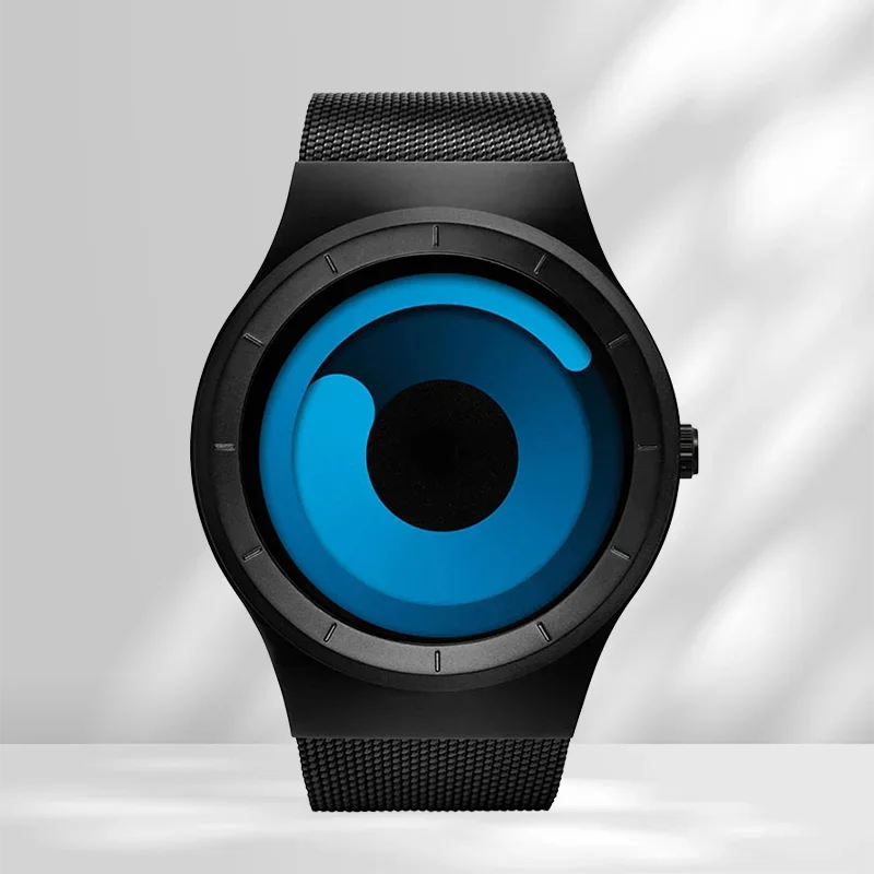 Creative Quartz Watches Men Top FASHION Brand Casual Stainless Steel Mesh Band Unisex Watch Clock Male Female Gentleman