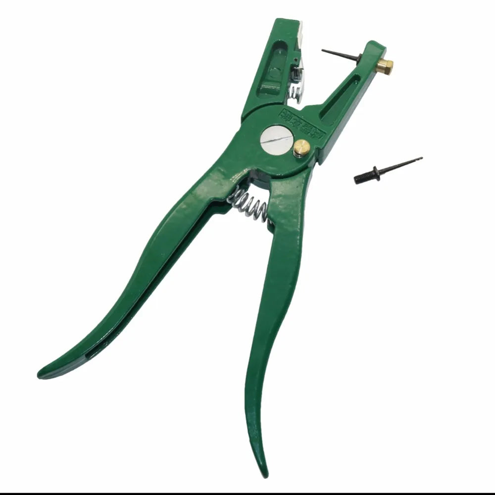 Ear Tag Pliers Animal Control Device Green Metal Ear Thorn Tongs Swine Cow Sheep Rabbit Identification Tool