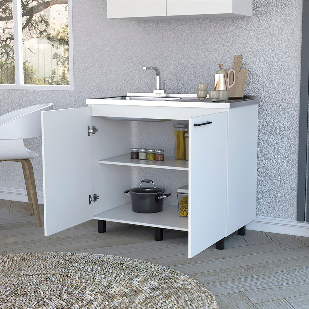 sink cabinet Utility, Burwood, White