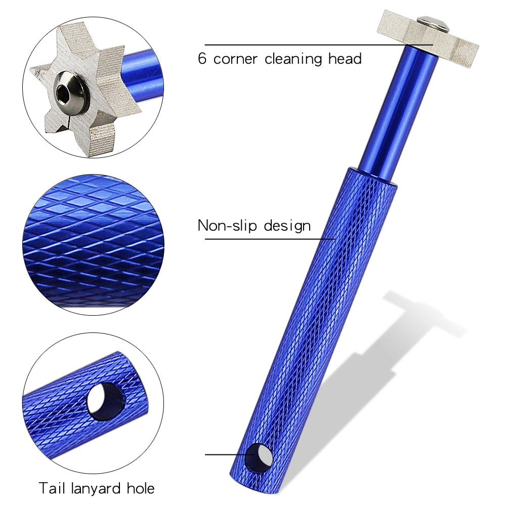 Golf Sharpener Golf Club Grooving Sharpening Tool Golf Club Sharpener Head Strong Wedge Alloy Wedge Sharpening Cut 6 Colors