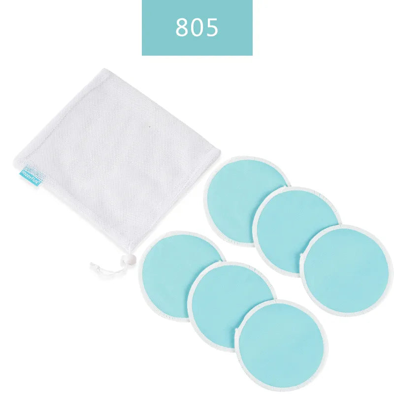HappyFlute Super Absorbency Bamboo Nursing Pads Mum Use With Laundry Bag Waterproof Washable Feeding Pad Reusable Breast Pads