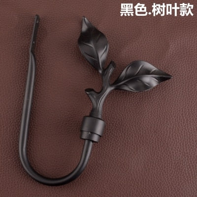 2pcs/Set Curtain Tieback Holder Hooks Tie Backs Bedroom Living Room Curtain Decoration Accessories Holdback Metal Curtain Hook