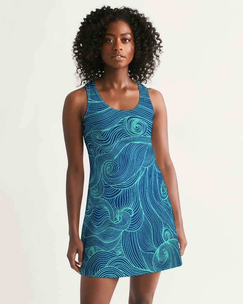 Women's Tidal Times Fun and Flirty Racerback Dress
