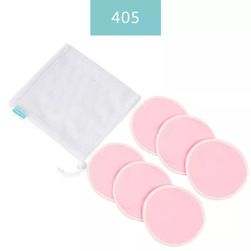 HappyFlute Super Absorbency Bamboo Nursing Pads Mum Use With Laundry Bag Waterproof Washable Feeding Pad Reusable Breast Pads