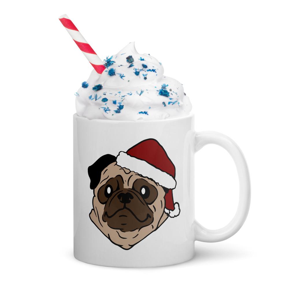 Vinny the Pug Christmas Mug #4