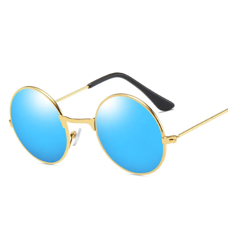 LeonLion 2023 Round Sunglasses Children Luxury Brand Sunglasses Children Cute Glasses for Boy/Girl Mirror Oculos De Sol Feminino