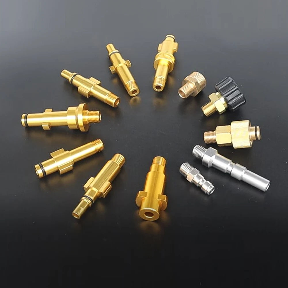 Pressure Washer Gun Lance Bayonet Adapter Snow Foam Lance Adapter High Pressure Car Washer Foam Gun Nozzle Connector for Karcher
