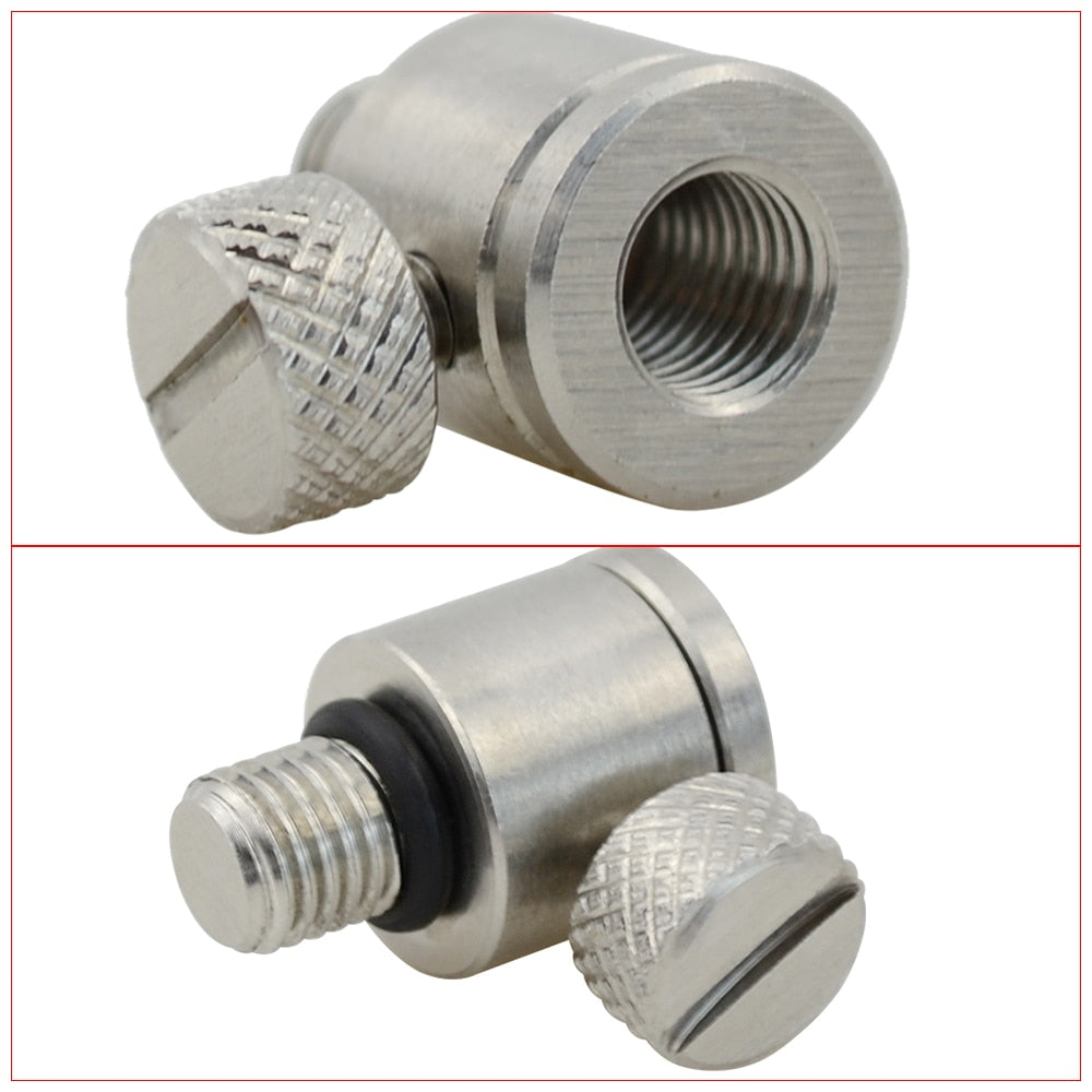 Carp Fishing Quick Change Connector for Rod Pod Bank Sticks Buzzer Bars Stainless Steel AQ204
