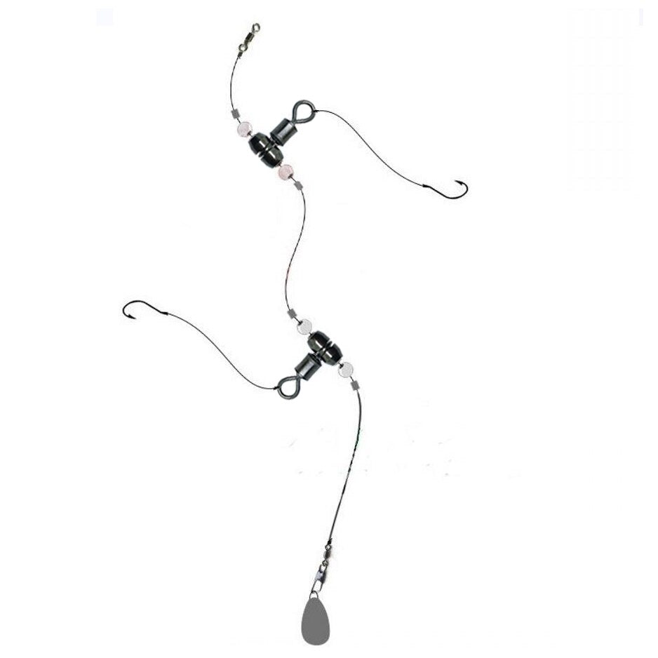 10/20-Pieces New Fishing Swivels 3-Way Swivel S/M/L/Xl Stainless Steel Fishing Connector Swivel Hook for Feeder Carp Fishing