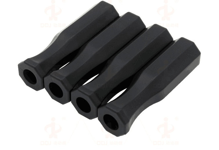 8 Pcs Soccer Table Handle Grip Fussball Table Football Rubber Handle Grip Replacment Part Tables Foosball Accessories Black